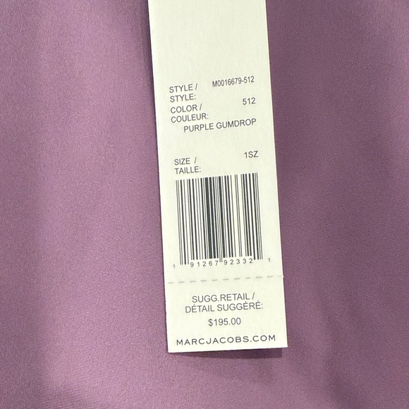 Marc Jacobs Purple Quilted Backpack - Picture 8 of 8